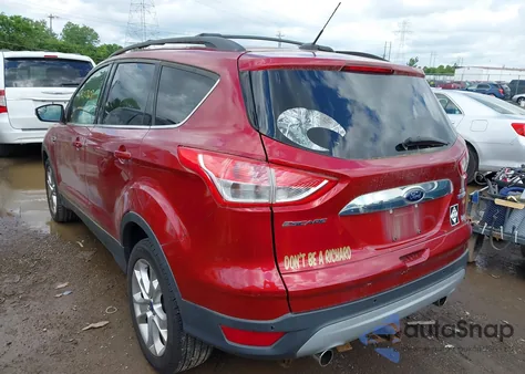 2013 Ford Escape Sel z USA, uszkodzony, nr VIN 1FMCU0HX6DUA33520